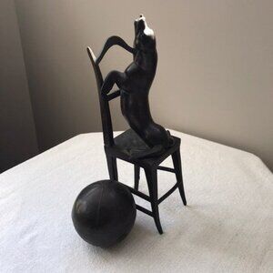 Francaise Collection Bronze Seal Playing Sculpture